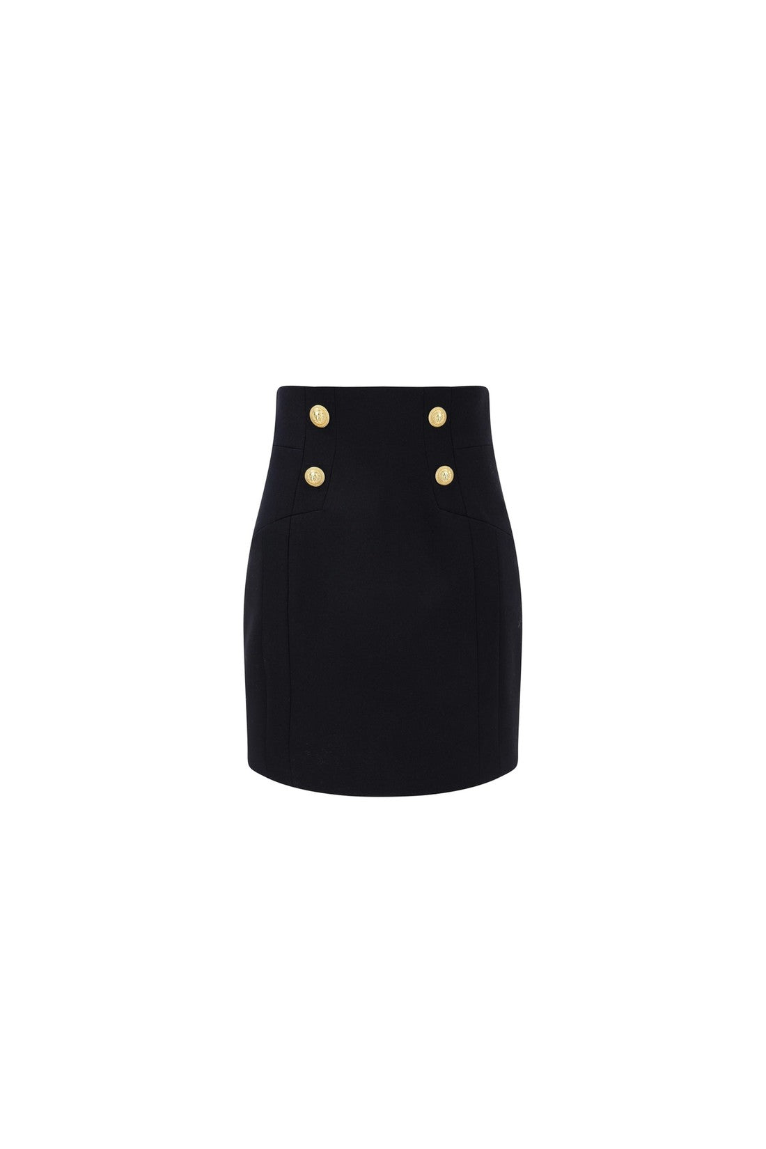 BALMAIN-OUTLET-SALE-Skirt Schwarz-ARCHIVIST