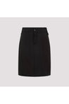 SAINT LAURENT-OUTLET-SALE-Skirt Schwarz-ARCHIVIST