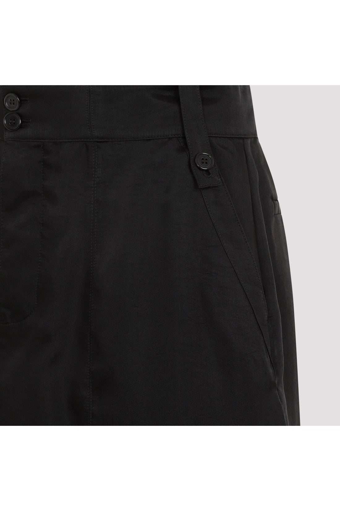 SAINT LAURENT-OUTLET-SALE-Skirt Schwarz-ARCHIVIST