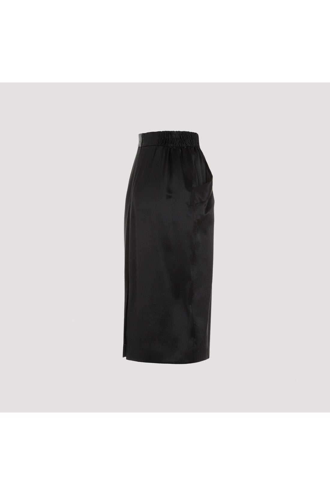 SAINT LAURENT-OUTLET-SALE-Skirt Schwarz-ARCHIVIST