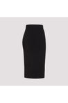 SAINT LAURENT-OUTLET-SALE-Skirt Schwarz-ARCHIVIST