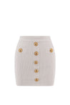 BALMAIN-OUTLET-SALE-Skirt Weiss-ARCHIVIST