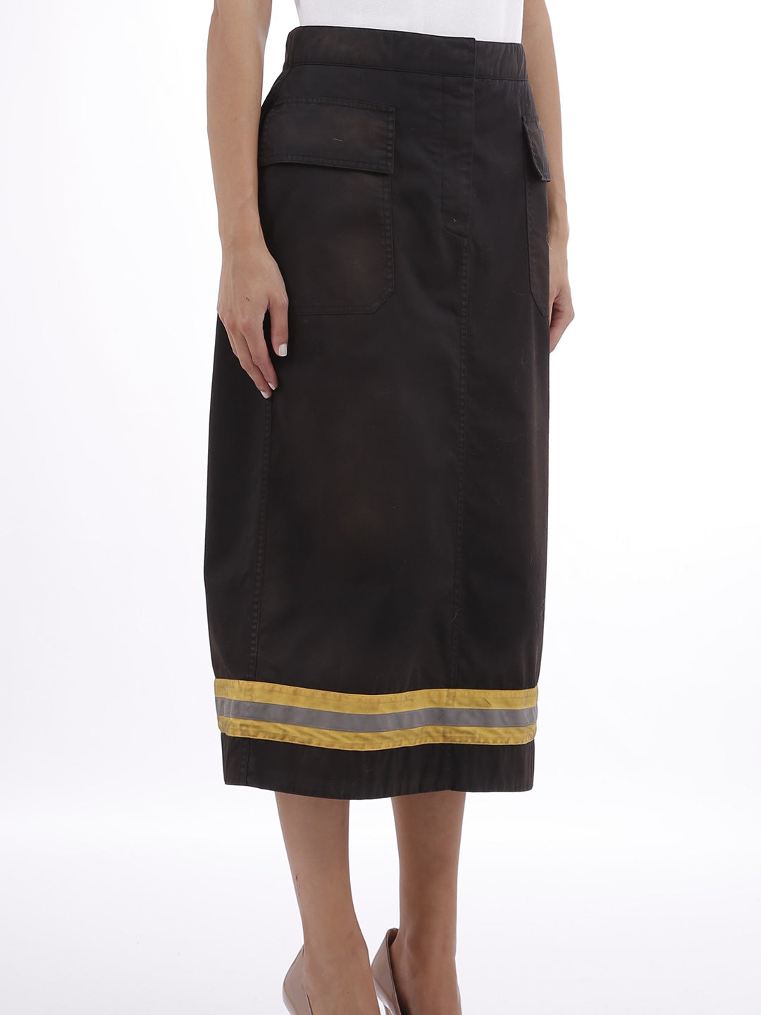 CALVIN KLEIN 205W39NYC-OUTLET-SALE-Skirt with Reflective Band-ARCHIVIST