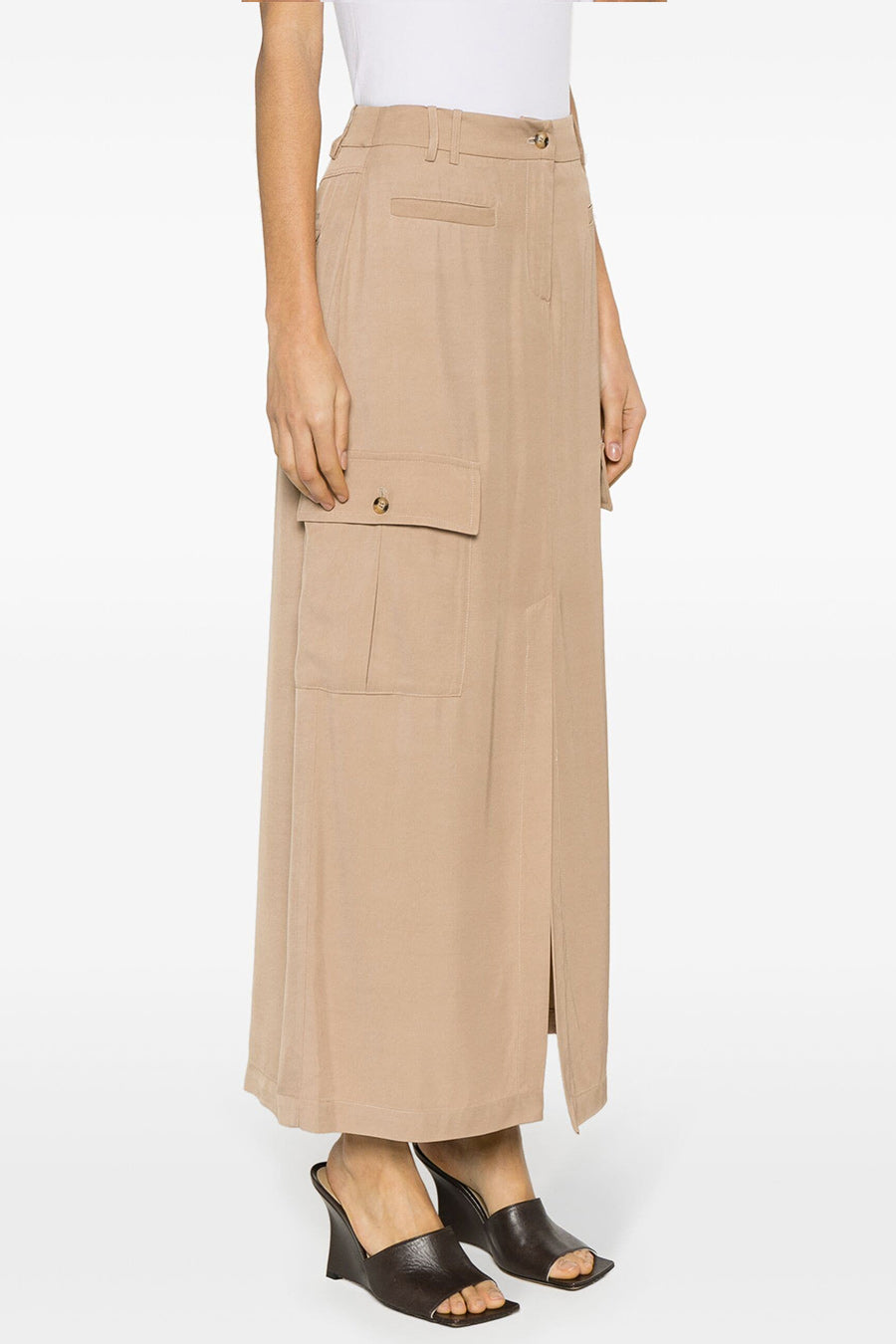 ERMANNO-OUTLET-SALE-Skirts BEIGE-ARCHIVIST