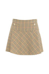 SEMICOUTURE-OUTLET-SALE-Skirts BEIGE-ARCHIVIST