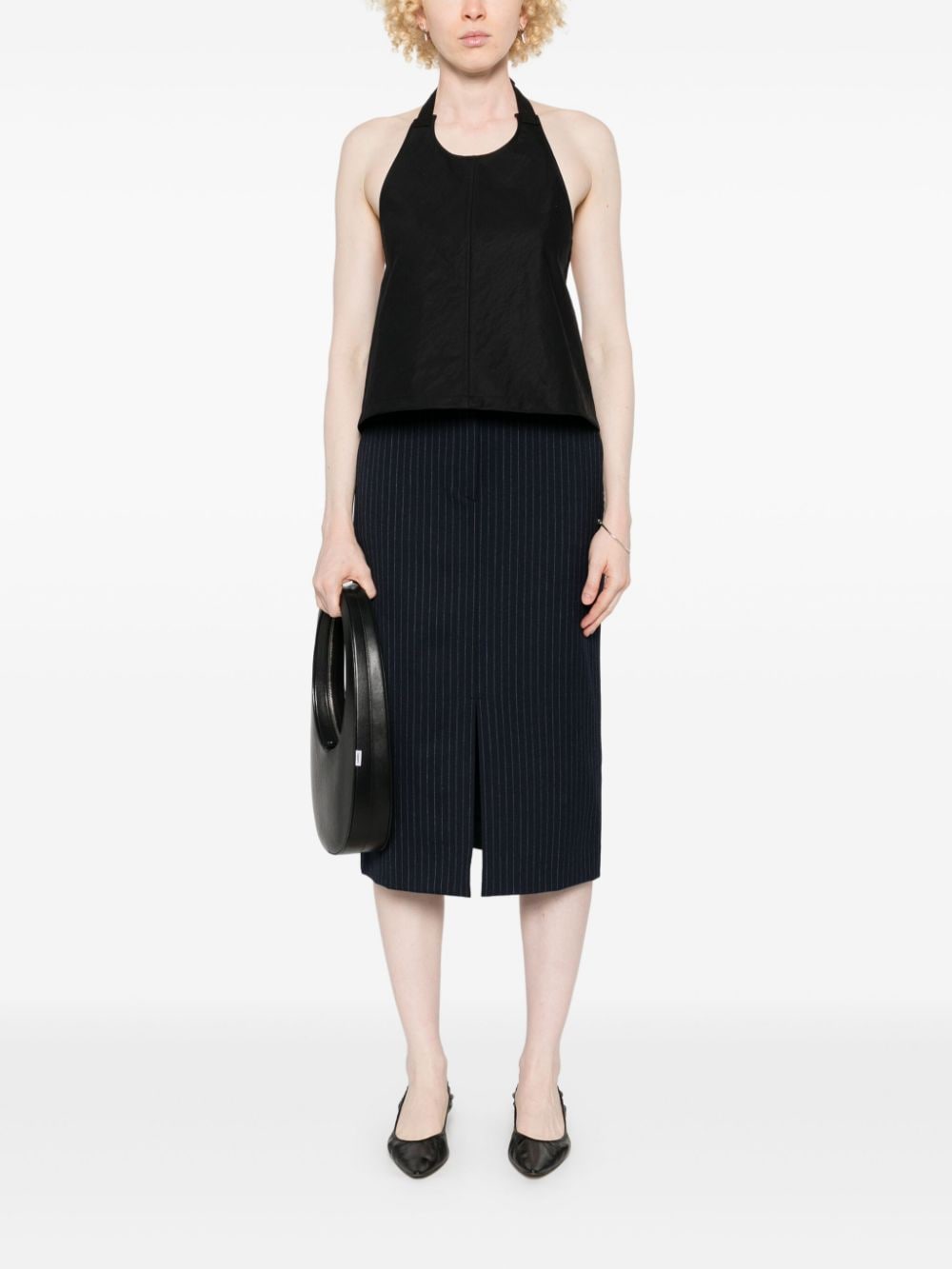 Calvin Klein-OUTLET-SALE-Skirts BLAU-ARCHIVIST