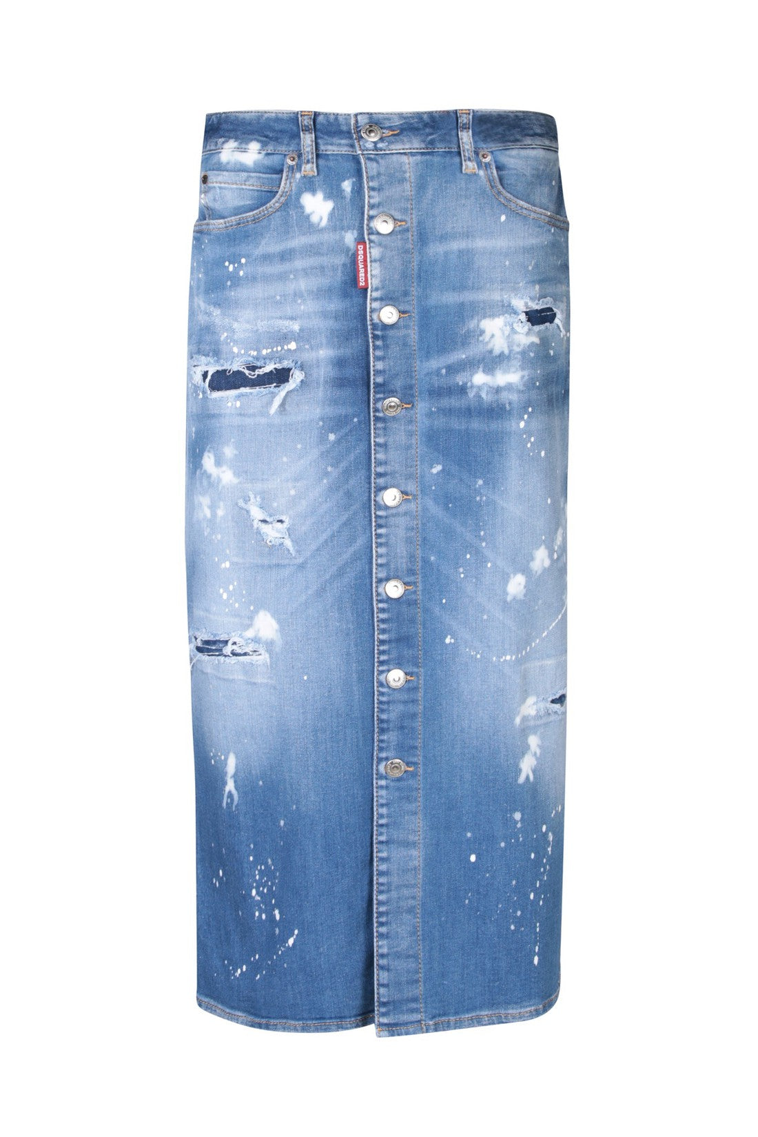 DSQUARED2-OUTLET-SALE-Skirts BLAU-ARCHIVIST