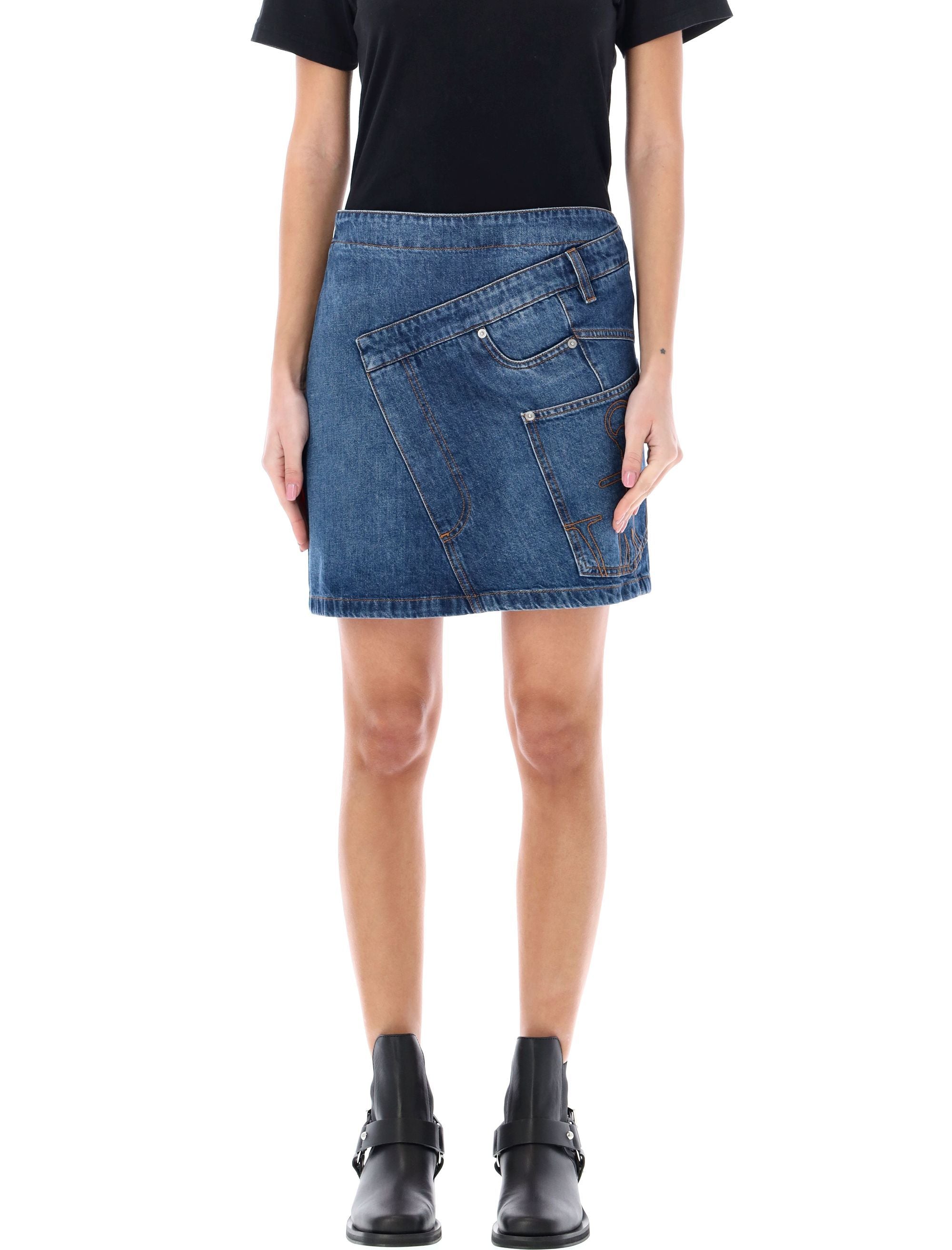 JW ANDERSON-OUTLET-SALE-Skirts BLAU-ARCHIVIST