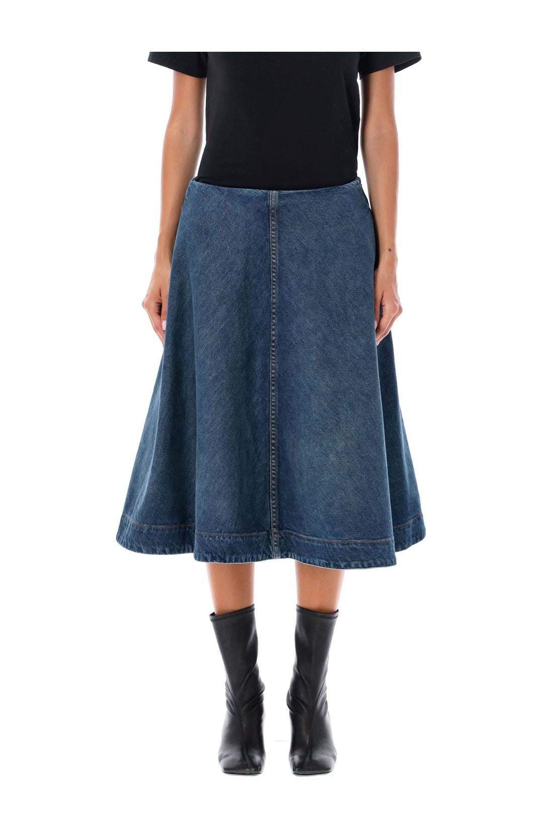 KHAITE-OUTLET-SALE-Skirts BLAU-ARCHIVIST