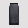 SAINT LAURENT-OUTLET-SALE-Skirts BLAU-ARCHIVIST