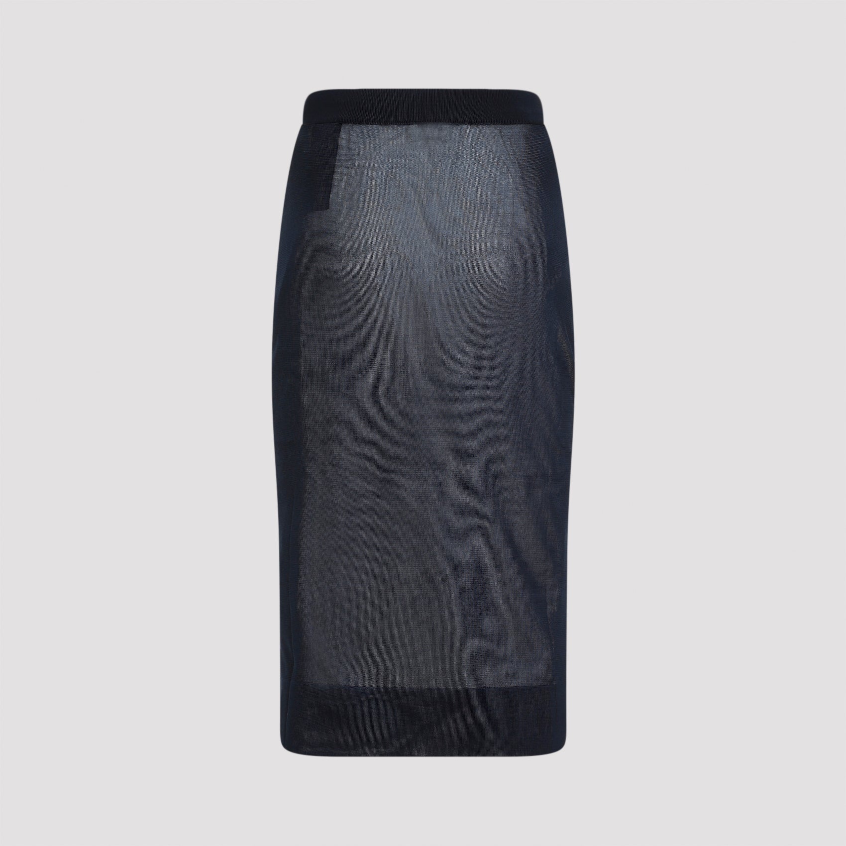 SAINT LAURENT-OUTLET-SALE-Skirts BLAU-ARCHIVIST