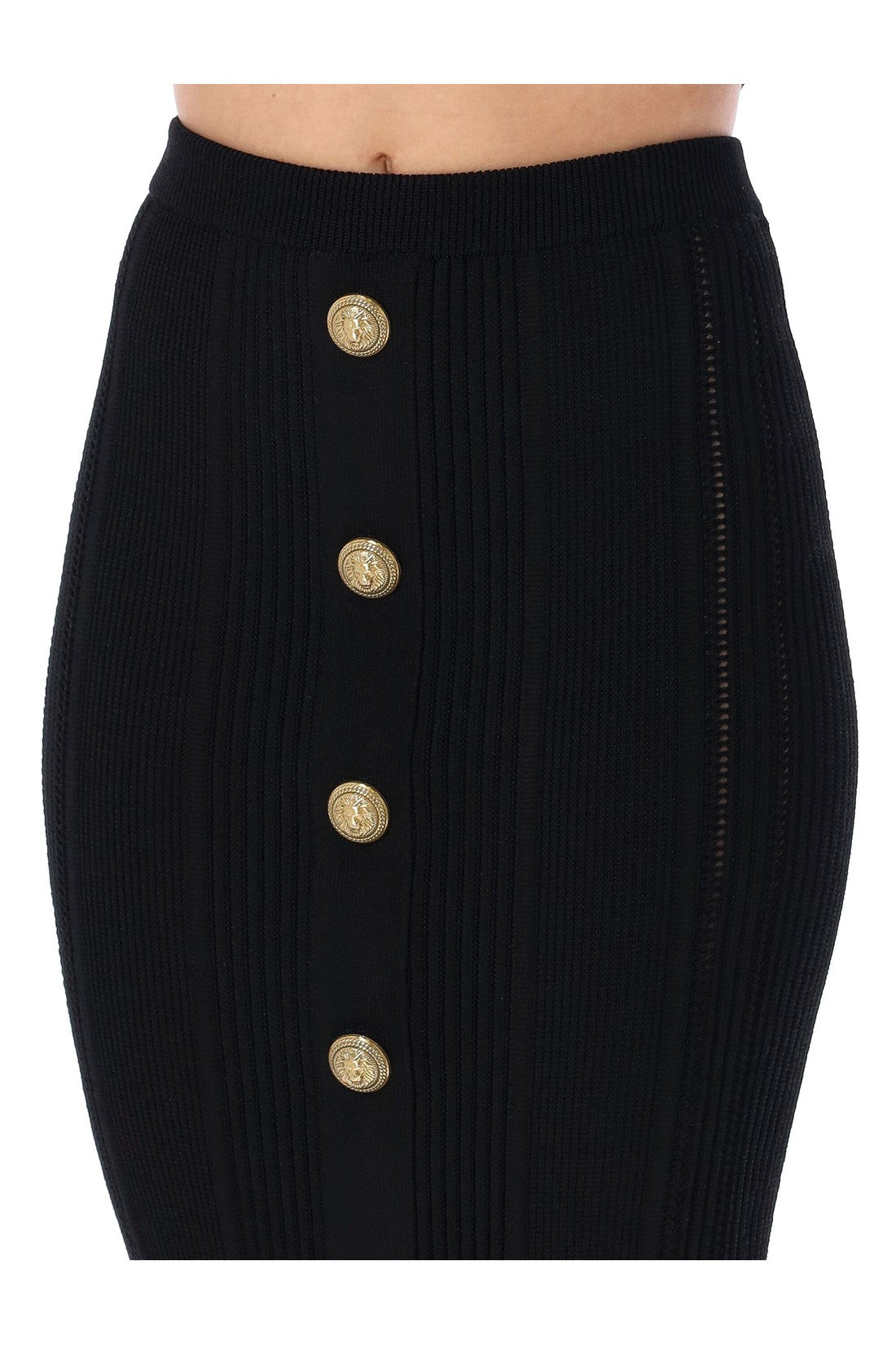 BALMAIN-OUTLET-SALE-Skirts SCHWARZ-ARCHIVIST