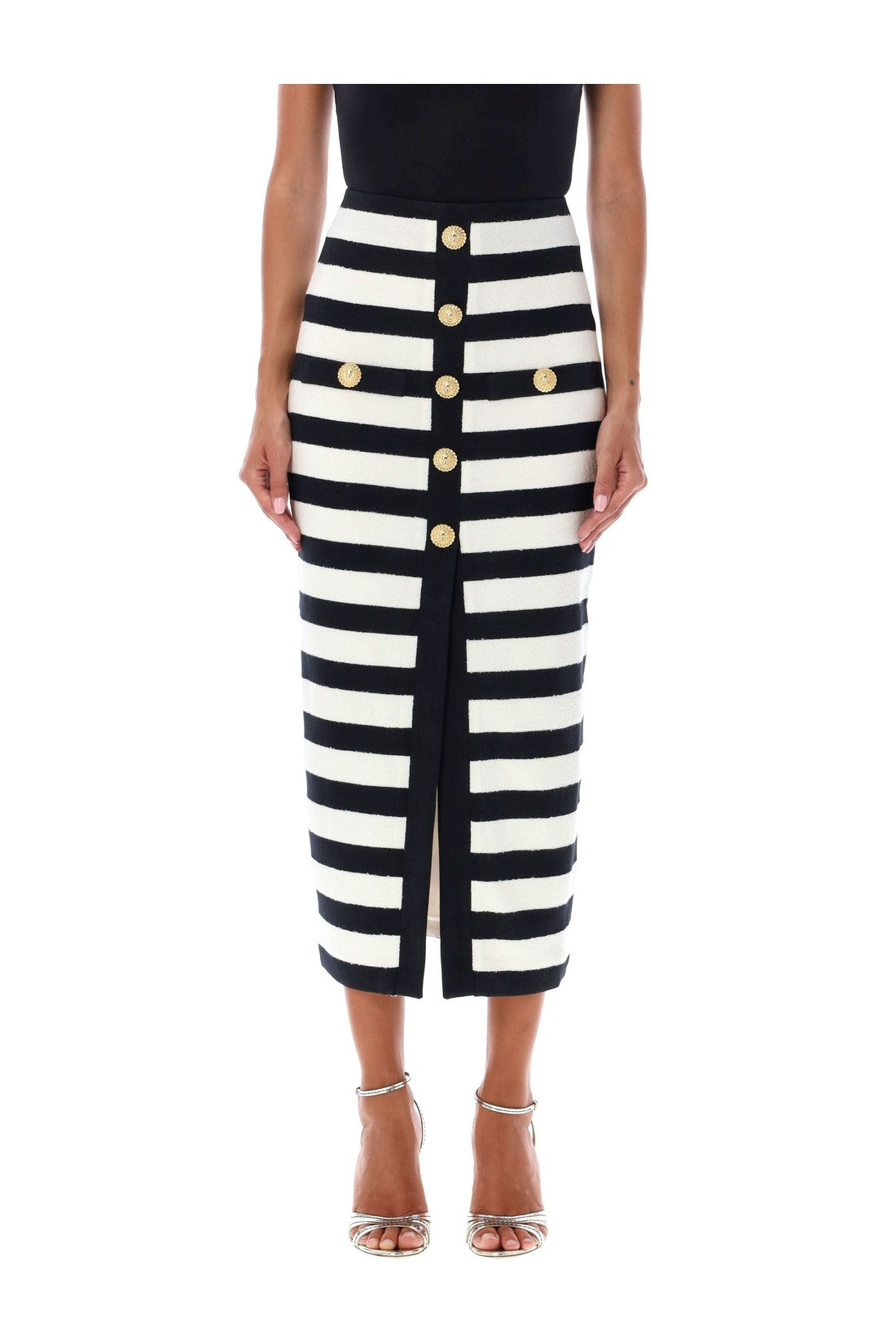 BALMAIN-OUTLET-SALE-Skirts SCHWARZ-ARCHIVIST