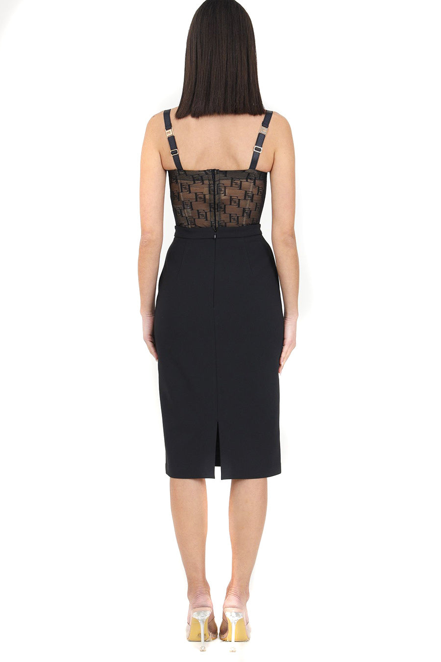 Elisabetta Franchi-OUTLET-SALE-Skirts SCHWARZ-ARCHIVIST