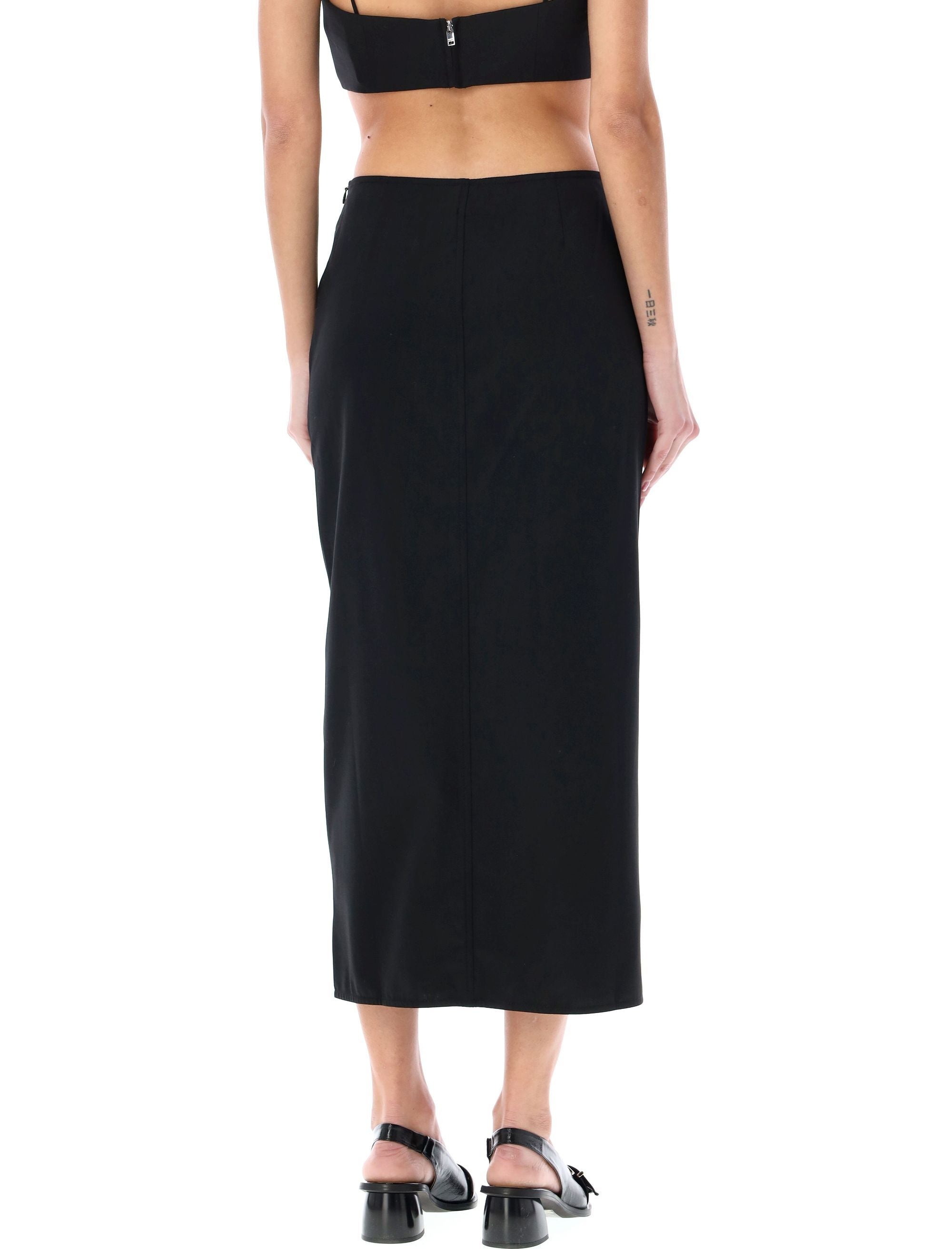 GANNI-OUTLET-SALE-Skirts SCHWARZ-ARCHIVIST