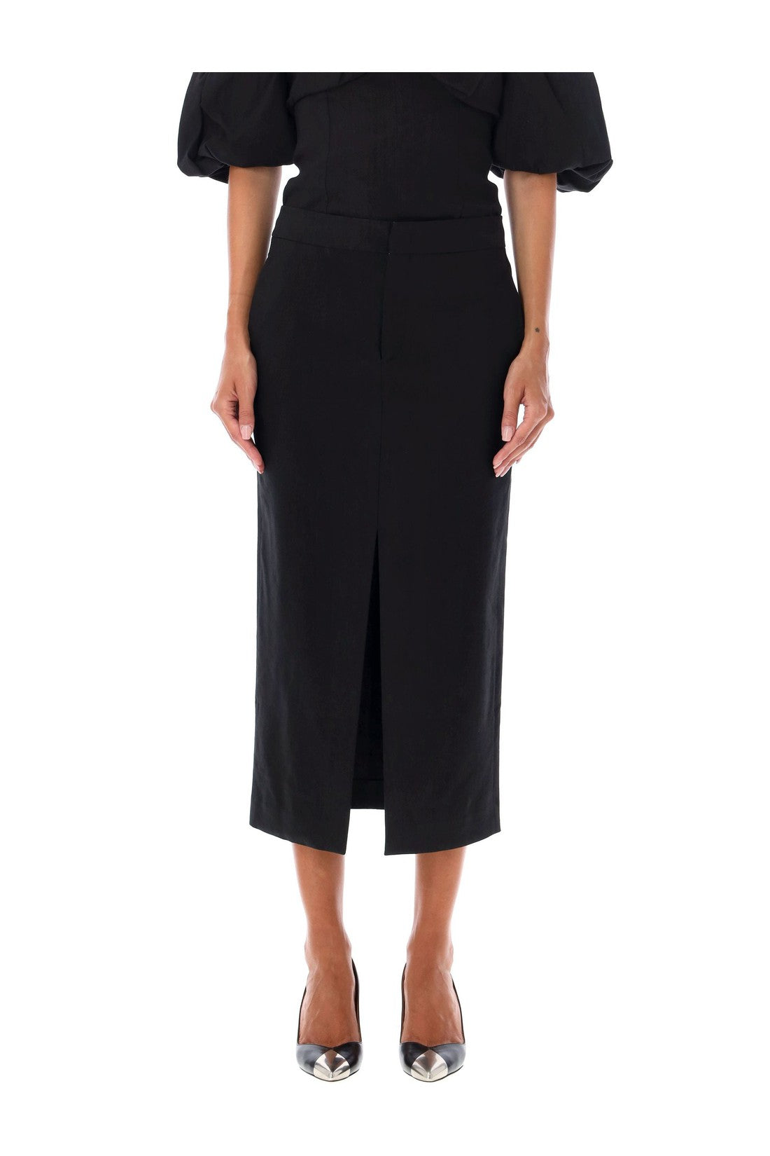 ISABEL MARANT-OUTLET-SALE-Skirts SCHWARZ-ARCHIVIST