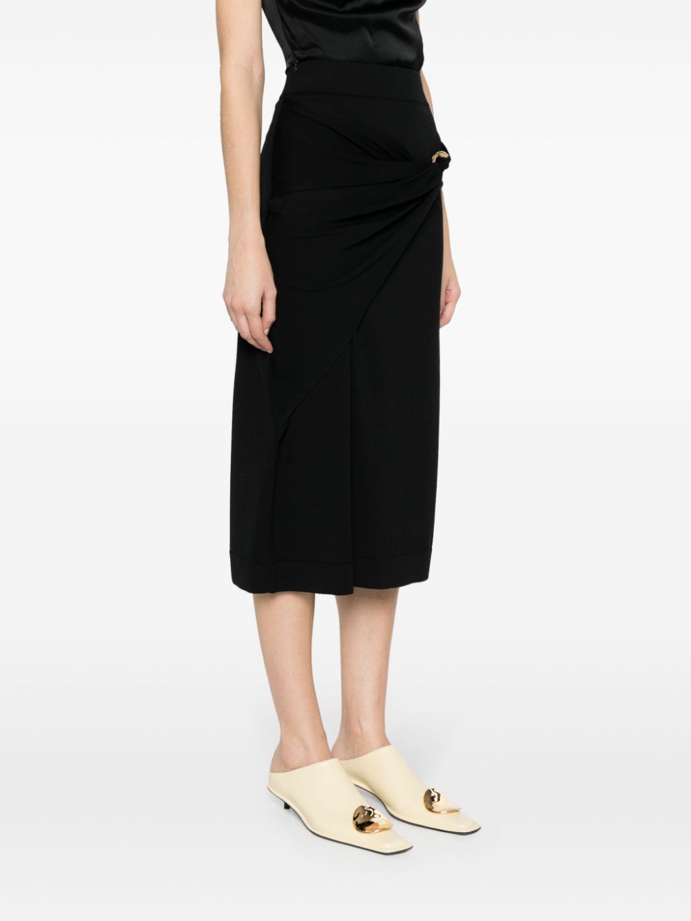 Jil Sander-OUTLET-SALE-Skirts SCHWARZ-ARCHIVIST