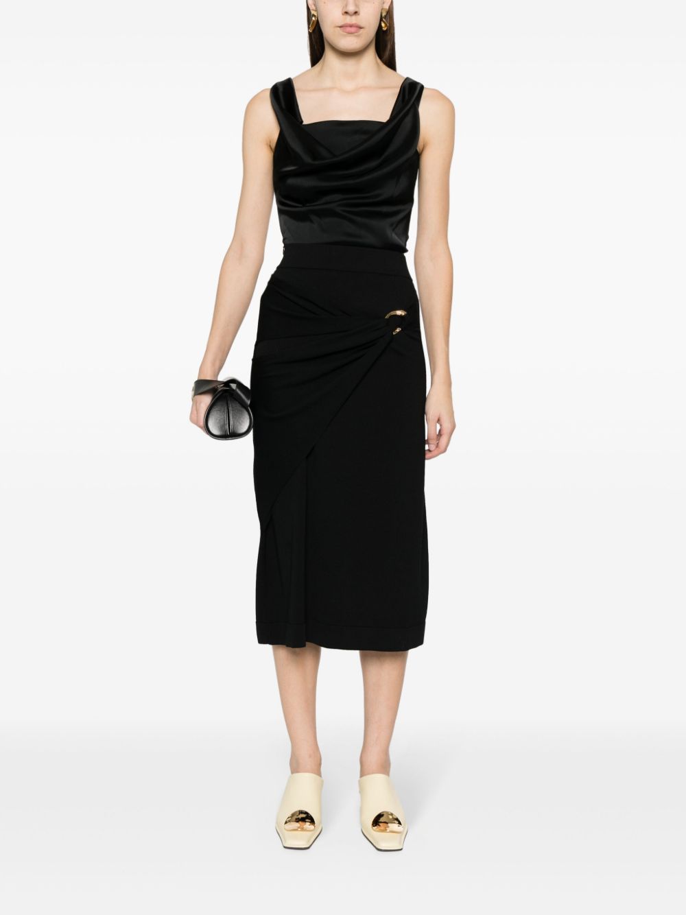 Jil Sander-OUTLET-SALE-Skirts SCHWARZ-ARCHIVIST