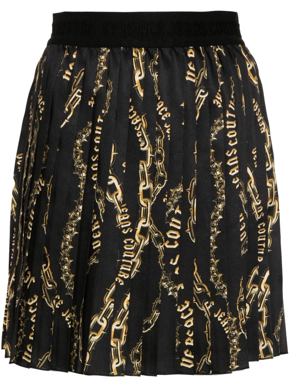 VERSACE JEANS COUTURE-OUTLET-SALE-Skirts SCHWARZ-ARCHIVIST