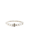 Alexander McQueen-OUTLET-SALE-Skull Ball Logo Bracelet-ARCHIVIST