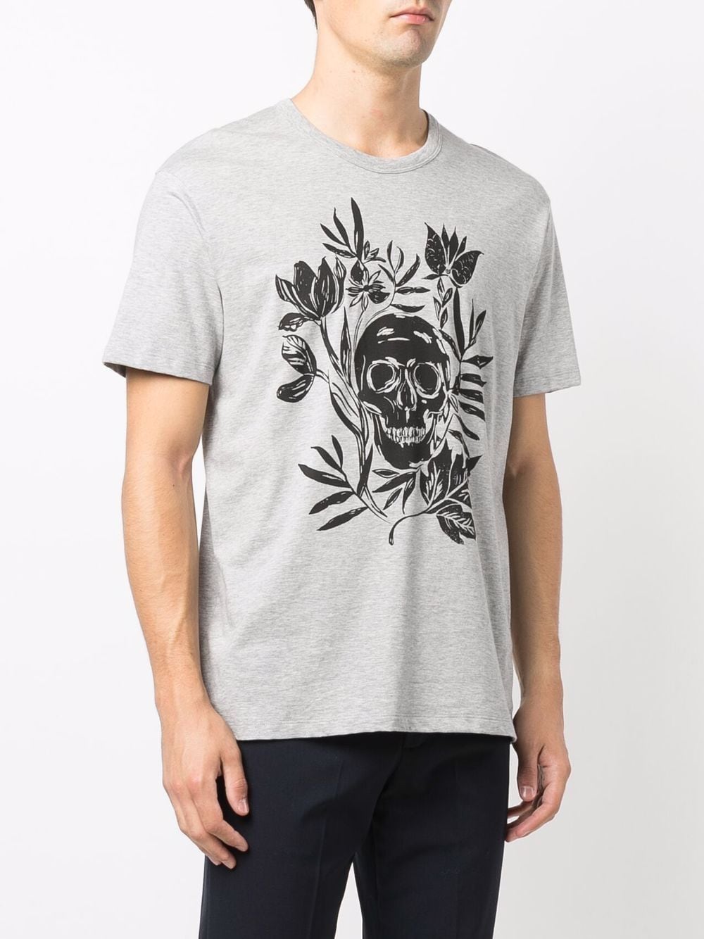 Alexander McQueen-OUTLET-SALE-Skull Logo T-Shirt-ARCHIVIST