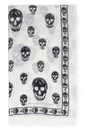 Alexander McQueen-OUTLET-SALE-Skull print scarf-ARCHIVIST