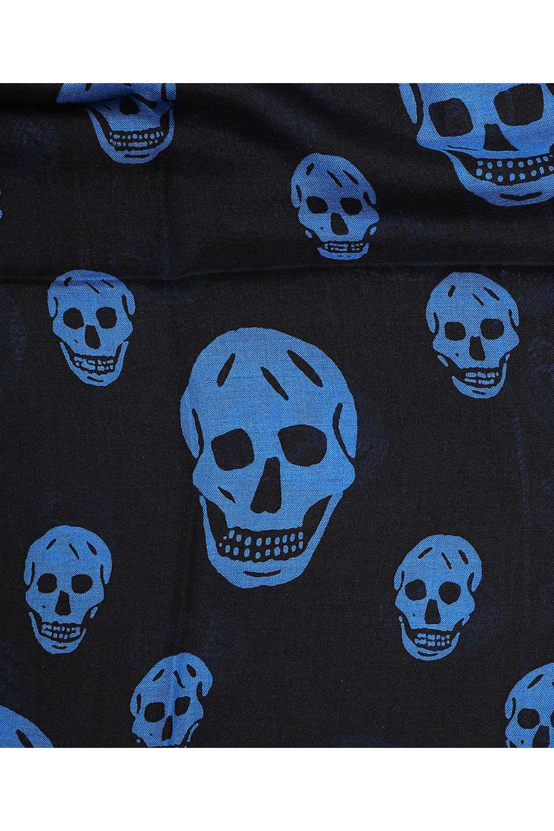 Alexander McQueen-OUTLET-SALE-Skull print scarf-ARCHIVIST