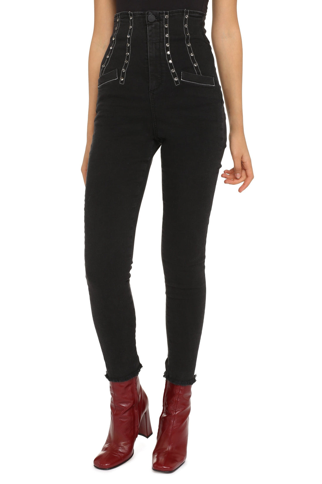 Pinko-OUTLET-SALE-Skye high-rise skinny jeans-ARCHIVIST