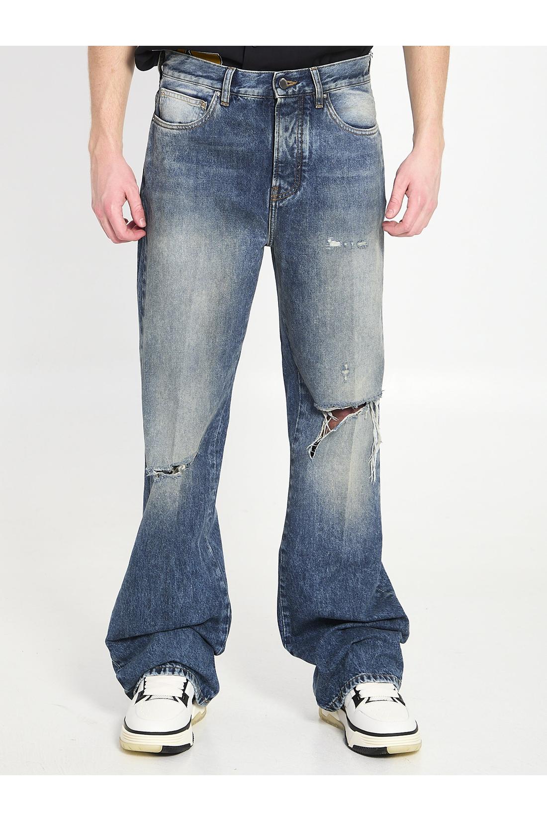 Slashed boot cut jeans-Jeans-Amiri-30-BLAU-ARCHIVIST
