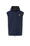 DOLCE & GABBANA-OUTLET-SALE-Sleeveless jacket with hood-ARCHIVIST