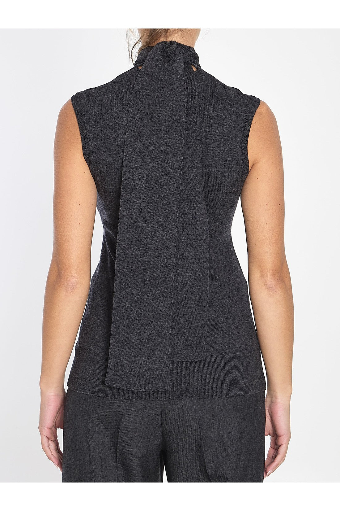 TOTEME-OUTLET-SALE-Sleeveless scarf jumper-ARCHIVIST