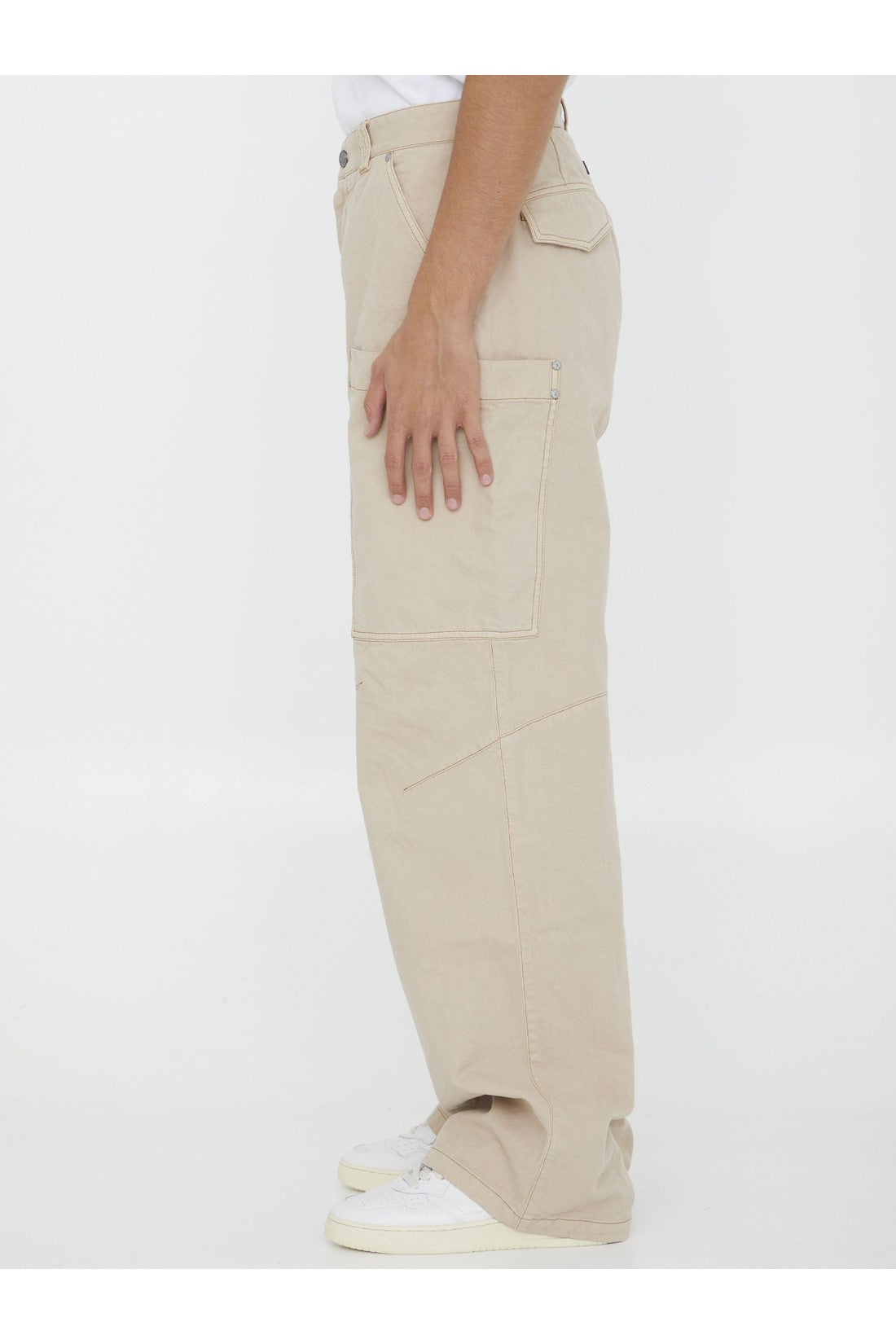 PALM ANGELS-OUTLET-SALE-Slim Cargo pants-ARCHIVIST