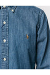 Polo Ralph Lauren-OUTLET-SALE-Slim Fit Pony Logo Denim Shirt-ARCHIVIST