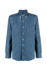 Polo Ralph Lauren-OUTLET-SALE-Slim Fit Pony Logo Denim Shirt-ARCHIVIST