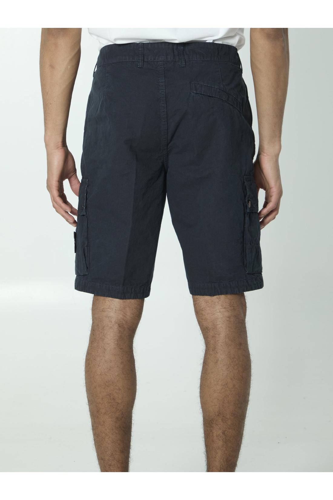 Stone Island-OUTLET-SALE-Slim bermuda navy-ARCHIVIST