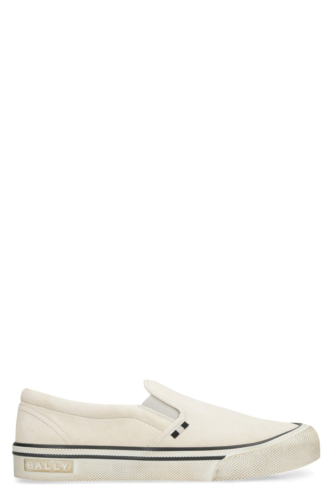 Bally-OUTLET-SALE-Slip-on sneakers in suede-ARCHIVIST
