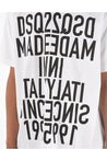 Dsquared2-OUTLET-SALE-Slouch Fit Reverse Print Logo T-Shirt-ARCHIVIST