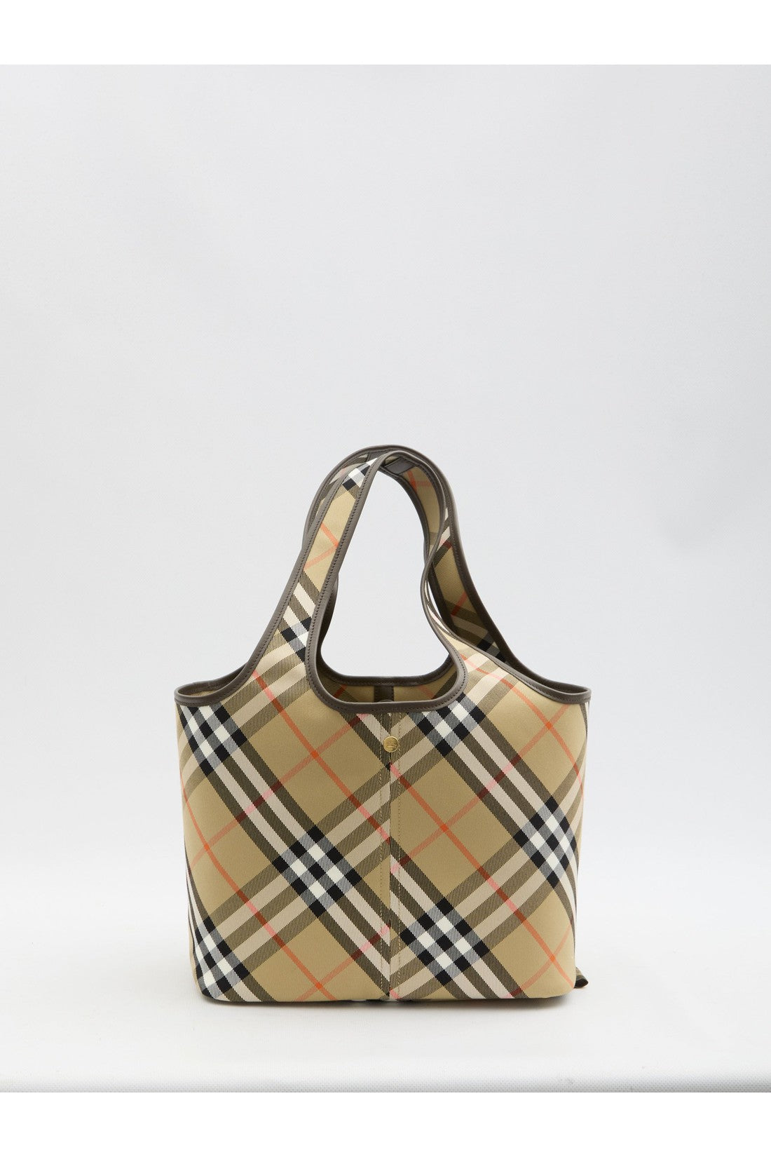 BURBERRY-OUTLET-SALE-Small Check tote bag-ARCHIVIST