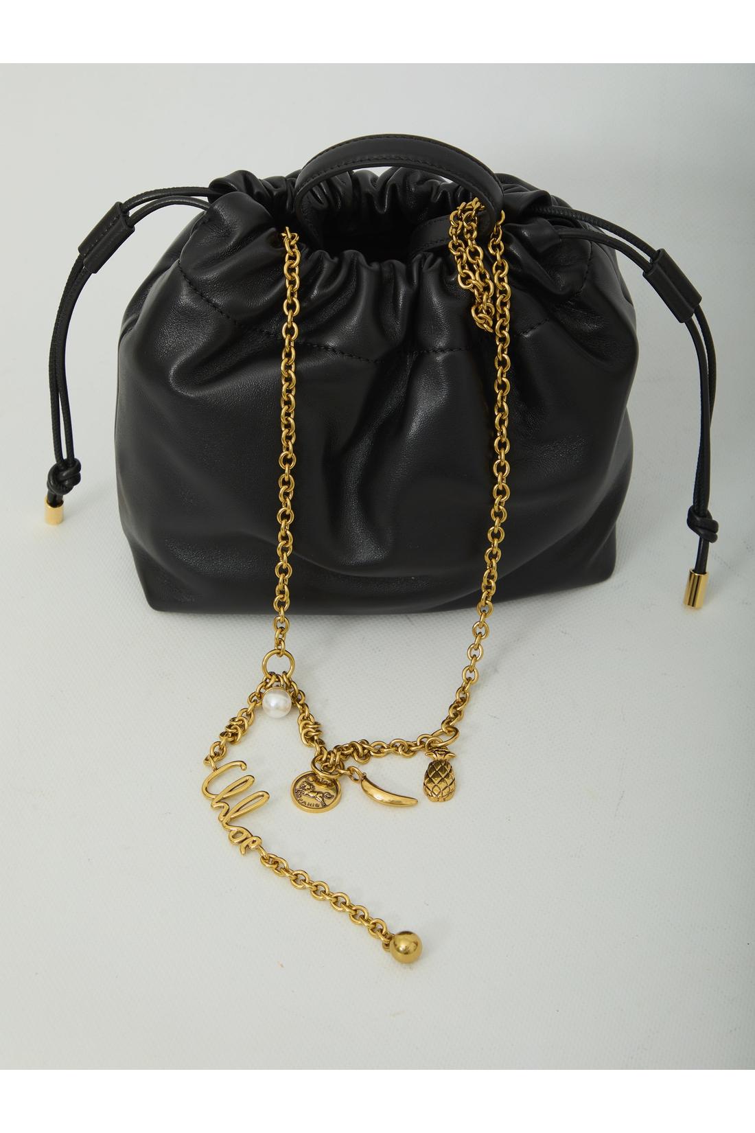 Chloé-OUTLET-SALE-Small Chloé Icons bag with chain-ARCHIVIST