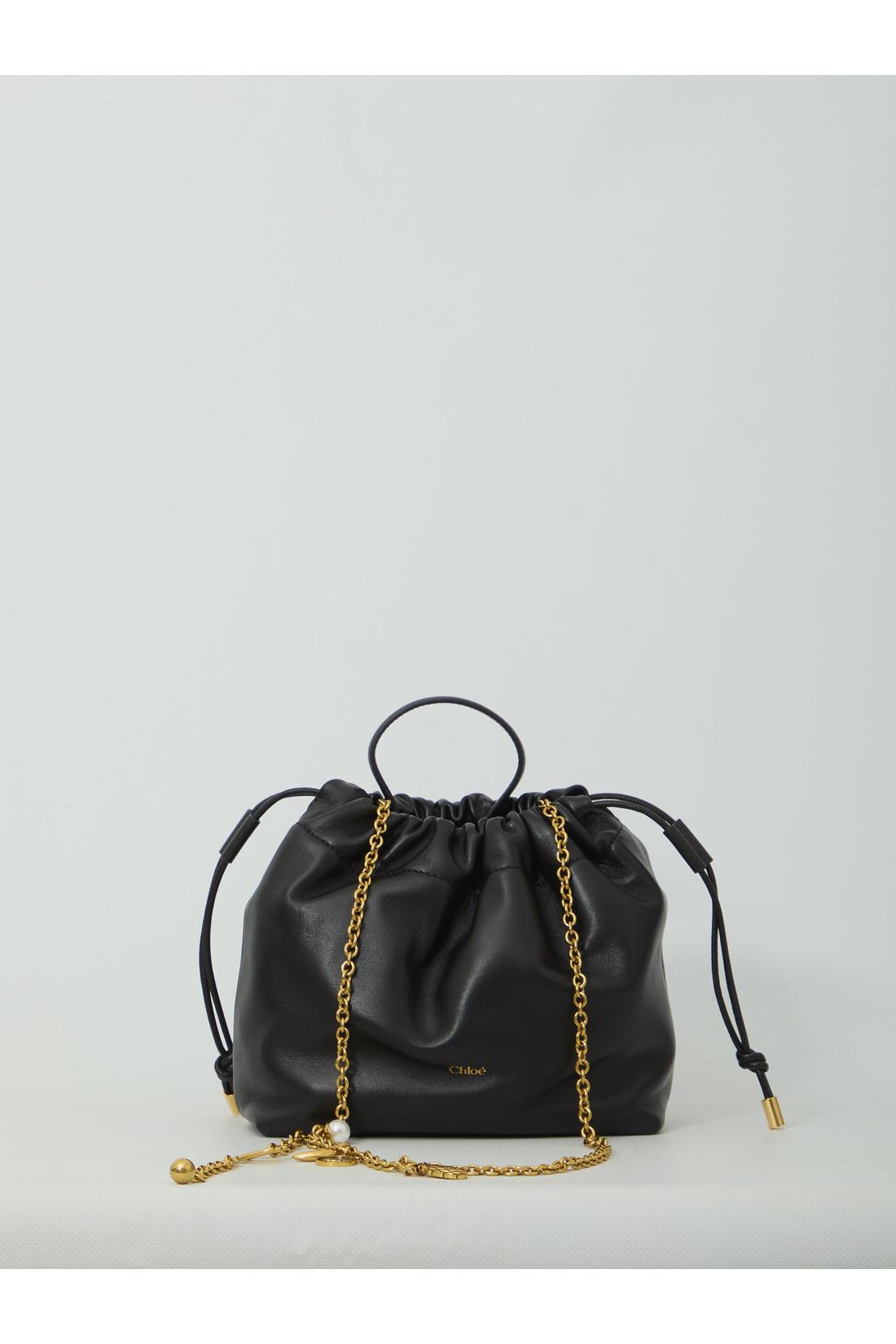 Chloé-OUTLET-SALE-Small Chloé Icons bag with chain-ARCHIVIST