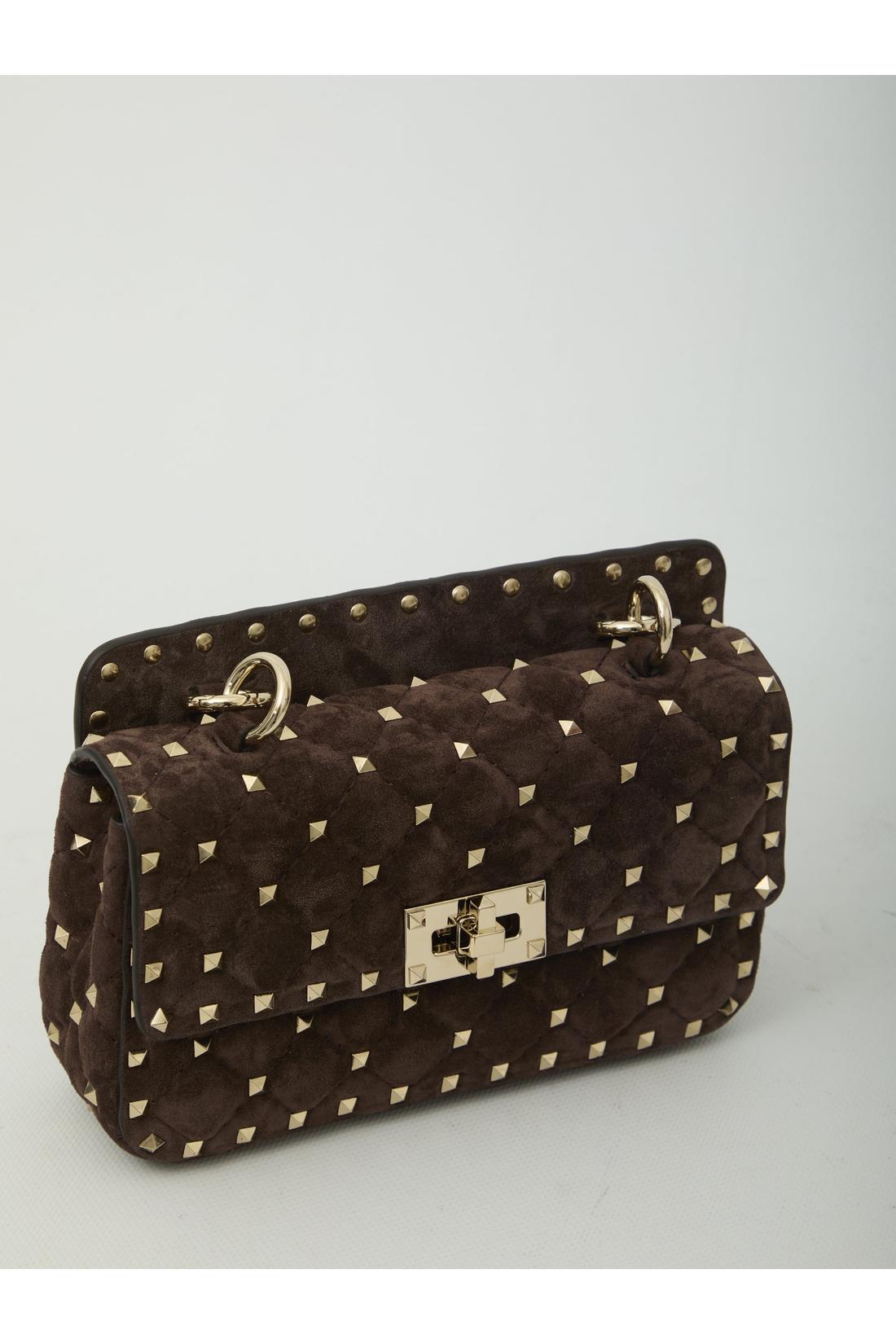 Valentino Garavani-OUTLET-SALE-Small Rockstud Spike shoulder bag-ARCHIVIST