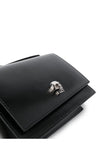 Alexander McQueen-OUTLET-SALE-Small Skull Logo Shoulder Bag-ARCHIVIST