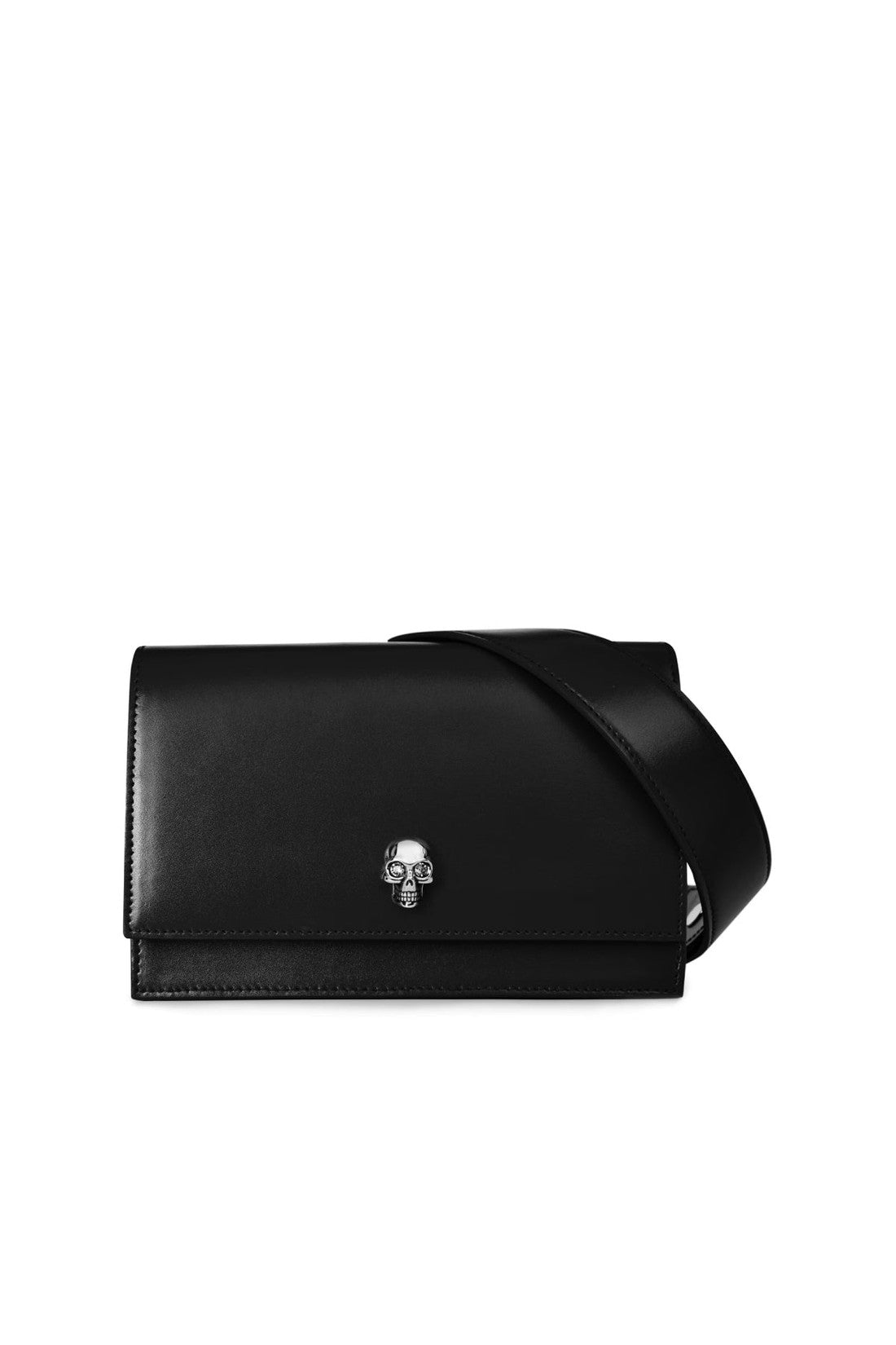 Alexander McQueen-OUTLET-SALE-Small Skull Logo Shoulder Bag-ARCHIVIST