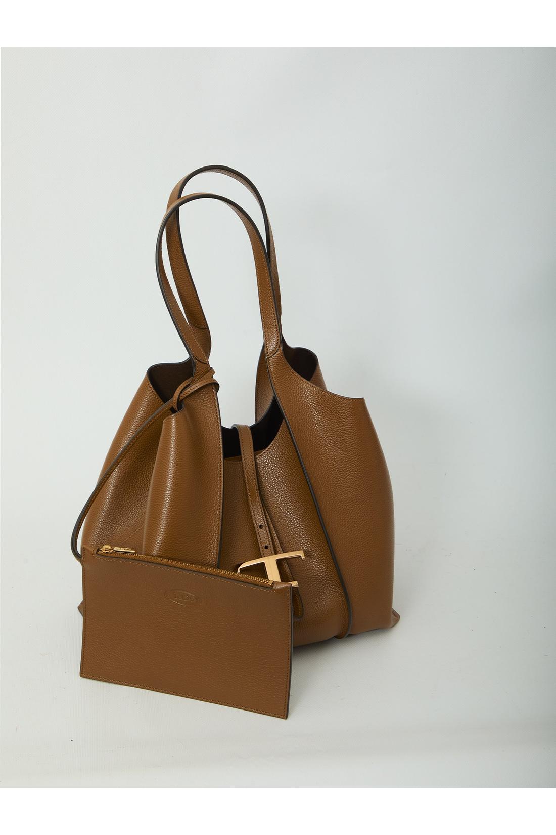 Tod'S-OUTLET-SALE-Small T Timeless shopping bag-ARCHIVIST