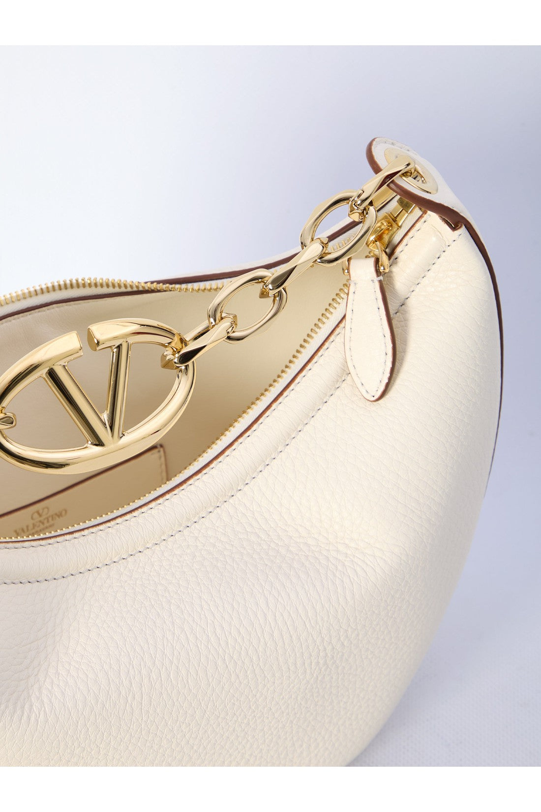 VALENTINO GARAVANI-OUTLET-SALE-Small VLogo Moon Hobo bag-ARCHIVIST