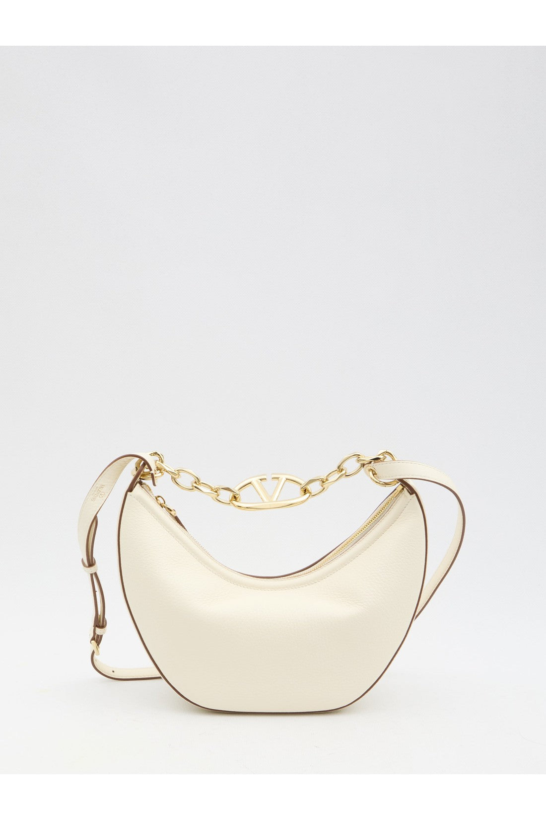 VALENTINO GARAVANI-OUTLET-SALE-Small VLogo Moon Hobo bag-ARCHIVIST