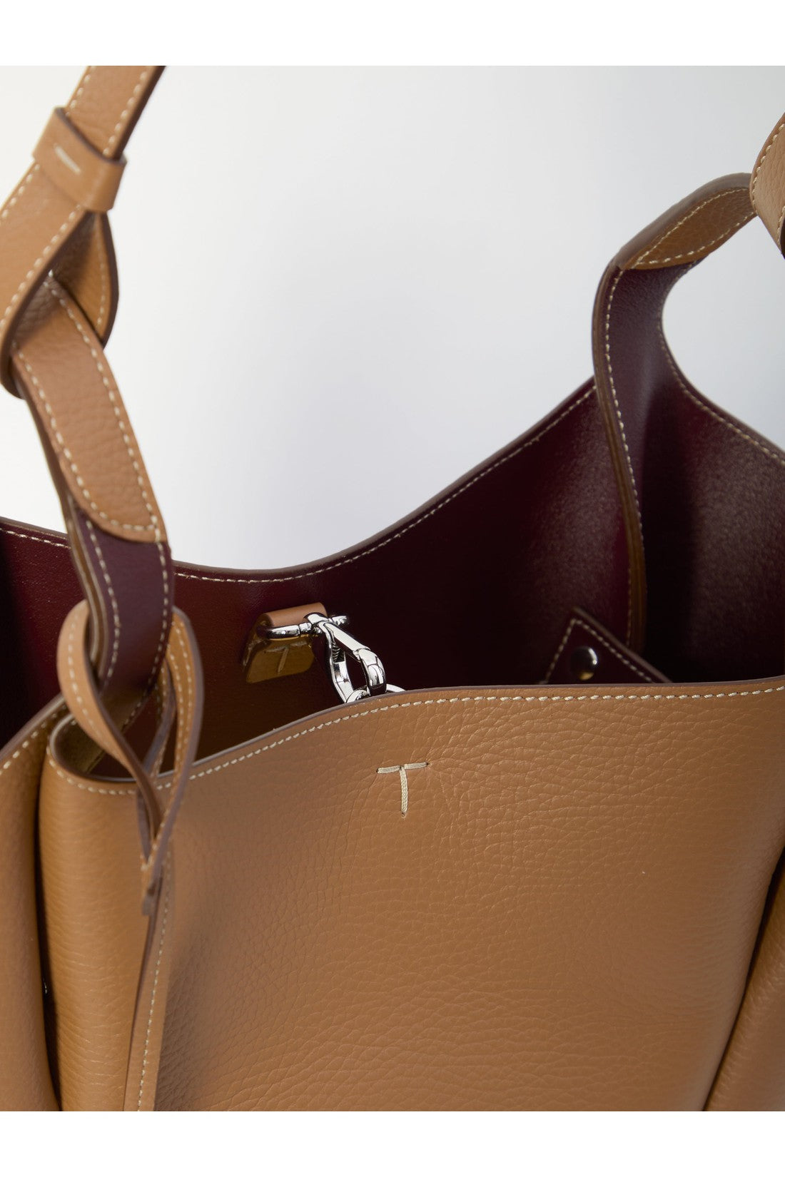 TOD'S-OUTLET-SALE-Small bucket bag in leather-ARCHIVIST