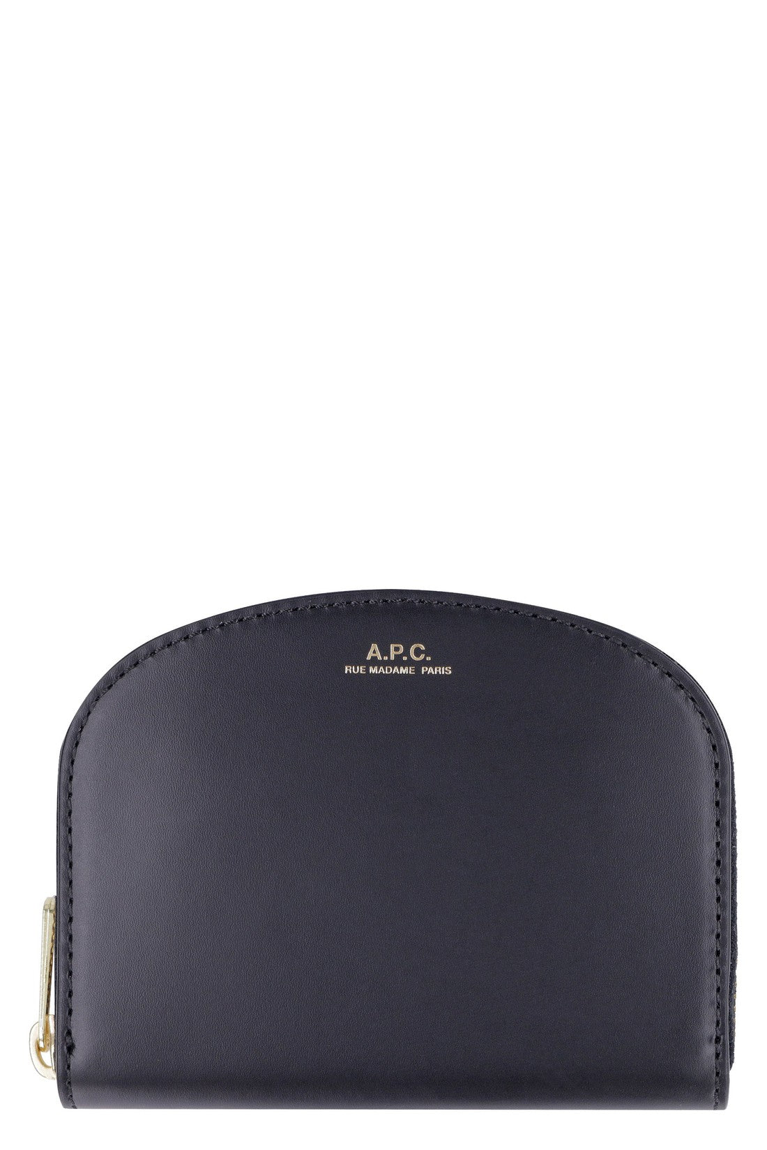 A.P.C.-OUTLET-SALE-Small leather flap-over wallet-ARCHIVIST