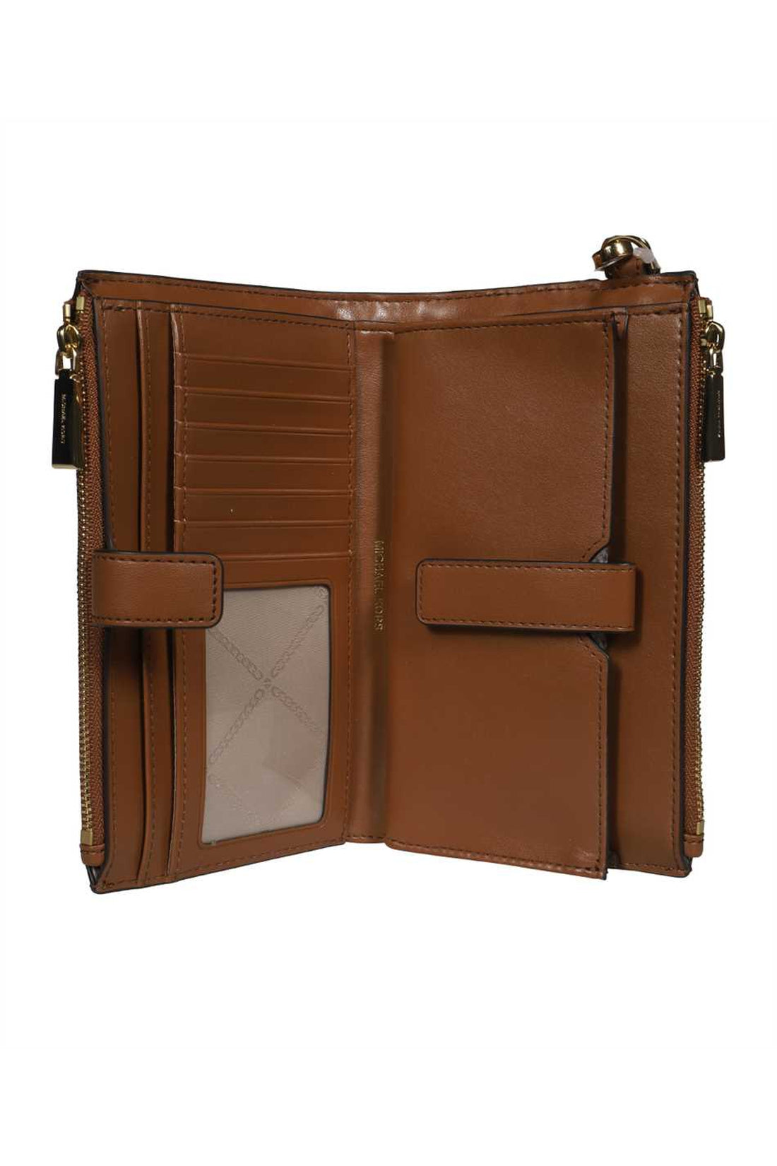 MICHAEL MICHAEL KORS-OUTLET-SALE-Small leather flap-over wallet-ARCHIVIST