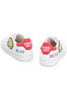 Dsquared2-OUTLET-SALE-Smiley - Leather low-top sneakers-ARCHIVIST